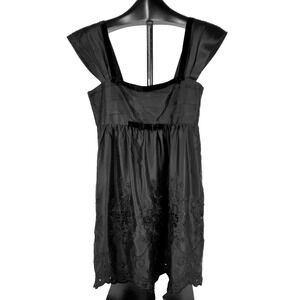 NWT Yoana Baraschi Luxury Silk Dress Women's 10 Embroidered Lined Baroque Style